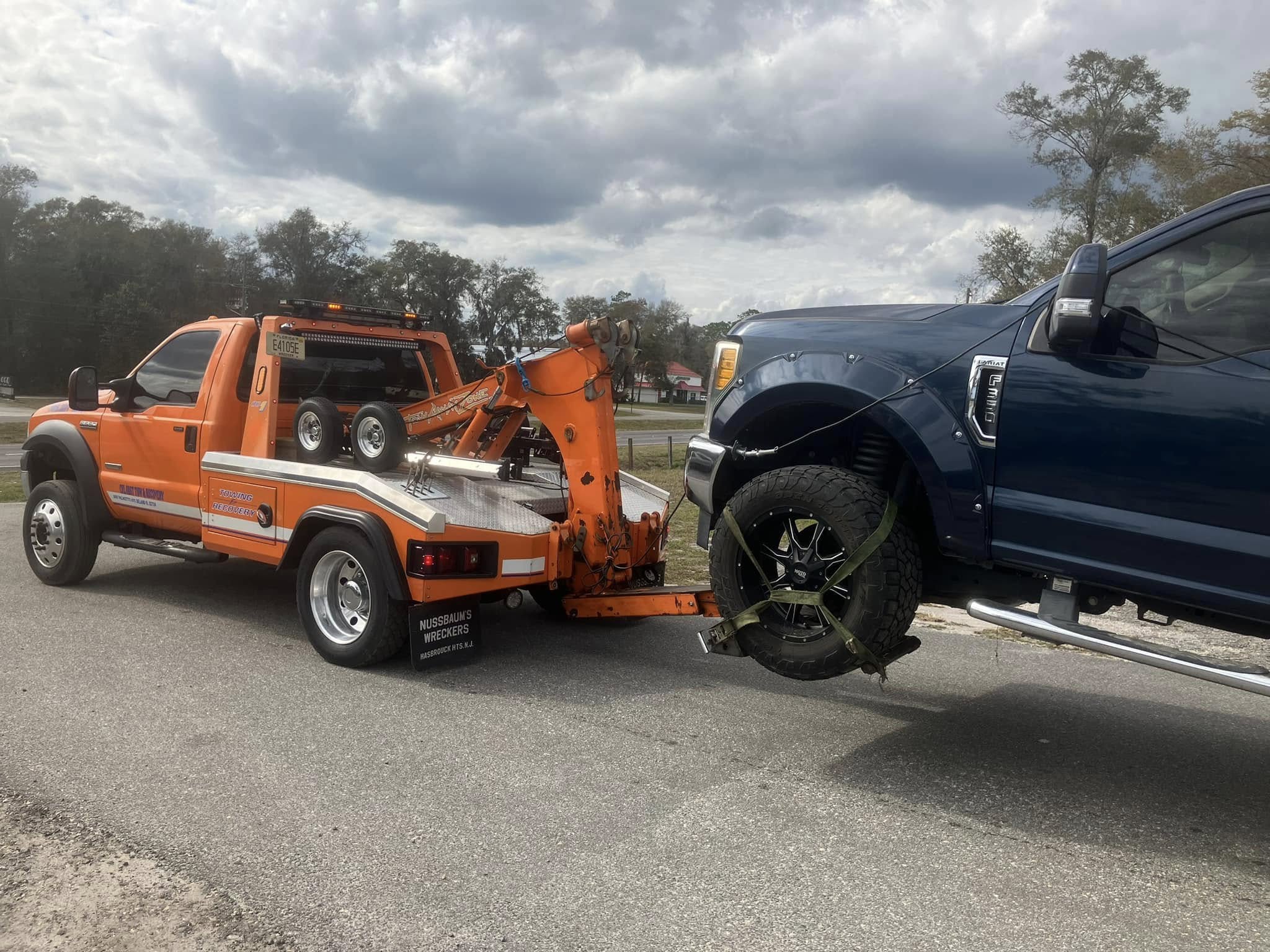 Winch-out recovery off the pavement